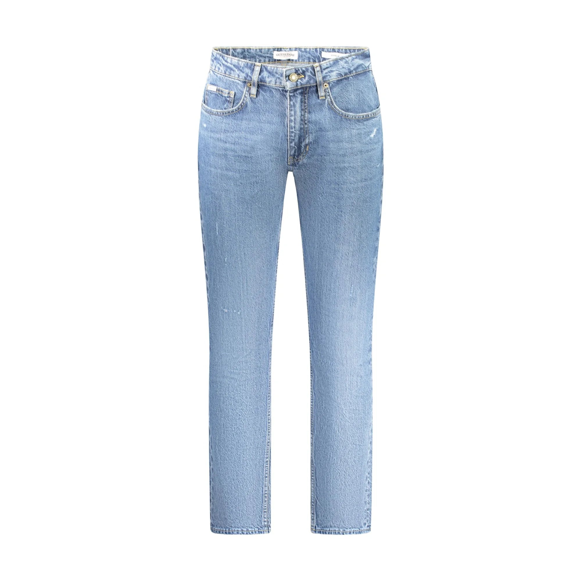 Guess Jeans Uomo Blu Effetto Slavato Logo - foto prodotto